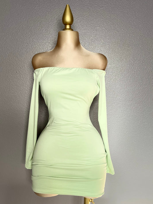 Backless Mint Dress